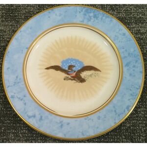 Official President Jackson White House China Dessert Plate Fine Woodmere Replica
